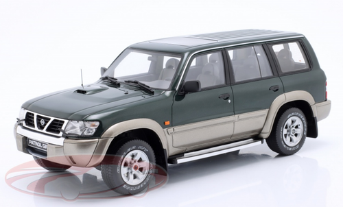 1992 Nissan Patrol GR Y60 Black and Graphite Gray Limited Edition to 3000  pieces Worldwide 1/18 Model Car by Otto Mobile