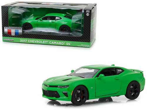 1/24 Greenlight 2017 Chevrolet Camaro SS Krypton Green Diecast Car Model