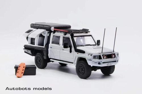 1/64 Autobots Models Toyota Land Cruiser LC79 (White) Car Model 1/64 Autobots Models Toyota Land Cruiser LC79 (White) Car Model