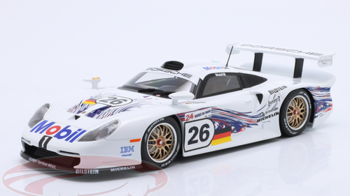 1/18 Werk83 1997 Porsche 911 GT1 #26 24h LeMans Porsche AG Emmanuel Collard, Ralf Kelleners, Yannick Dalmas Car Model