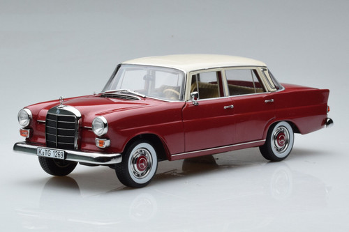 1/18 Norev 1966 Mercedes-Benz 200 (Red) Diecast Car Model