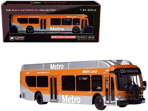 New Flyer Industries Xcelsior XN40 Transit Bus Metro Local Los Angeles 150  Canoga Park Limited Edition to 504 pieces Worldwide The Bus u0026 Motorcoach  ...