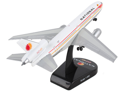 McDonnell Douglas DC-10 Commercial Aircraft "National Airlines" 1/400 Diecast Model Airplane by Postage Stamp