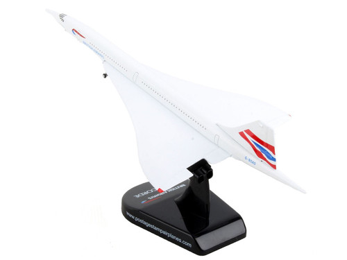 BAC Concorde Passenger Aircraft "British Airways" 1/350 Diecast Model Airplane by Postage Stamp