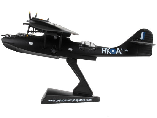 Consolidated PBY-5 Catalina Patrol Aircraft "Black Cat" Royal Australian Air Force 1/150 Diecast Model Airplane by Postage Stamp