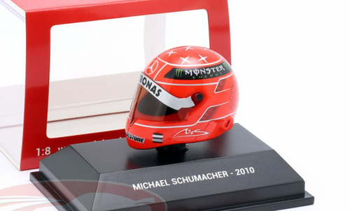 1/8 Schuberth 2010 Formula 1 Michael Schumacher Mercedes MGP W01 Helmet Model