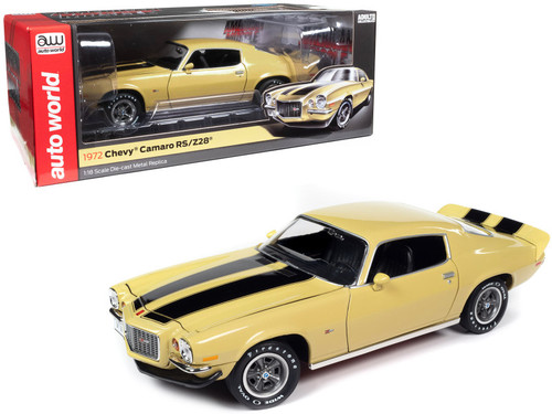 1/18 1972 カマロ Chevrolet camaro Z28 1/18 Auto World 1972 Chevrolet Camaro RS Z28 (Cream Yellow with