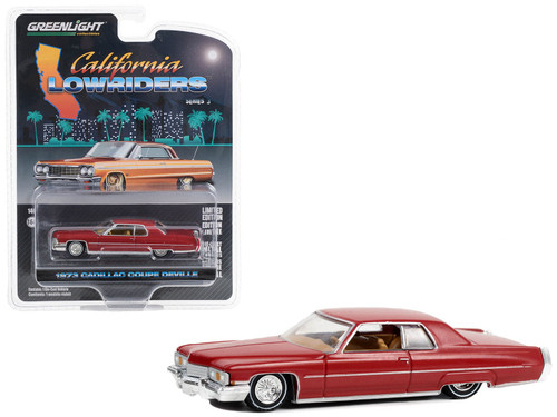 1973 Cadillac Coupe DeVille Lowrider Black with Cream Top and Gold