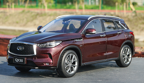 1:18 インフィニティ INFINITY QX50 ネービー ブルー モデル 1/18 Dealer Edition 2018 Infiniti QX50 (Blue) Diecast Car