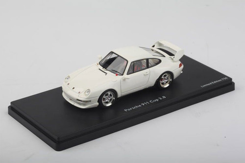 1/43 Schuco Porsche 911 Carrera RS 911 Cup 3.8 RSR weiss (White) Diecast Car Model