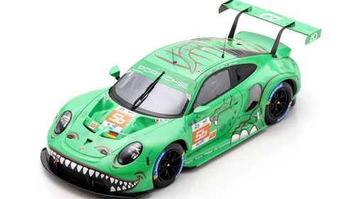 1/18 Spark 2023 Le Mans Porsche 911 RSR - 19 #56 Project 1 - AO  PJ Hyett - G. Jeannette - M. Cairoli Car Model