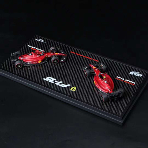 1/43 BBR 2022 Formula 1 Ferrari F1-75 Bahrain GP 1st & 2nd Place Model Car Set Limited 35 Sets