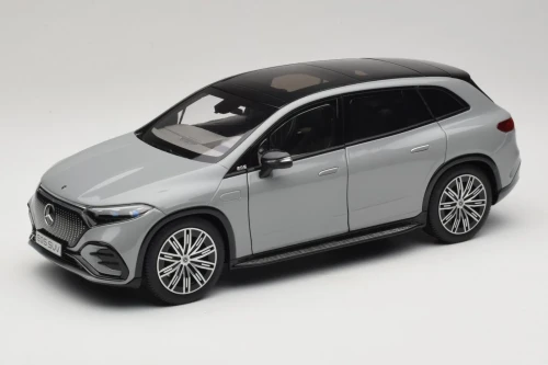 1/18 Dealer Edition 2022 Mercedes-Benz EQS (X296) (Alpine Grey) Diecast Car Model