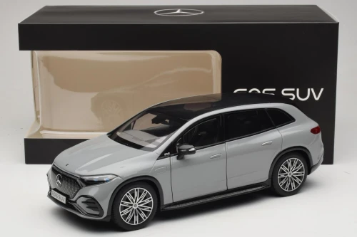 1/18 Dealer Edition 2022 Mercedes-Benz EQS (X296) (Alpine Grey) Diecast Car Model