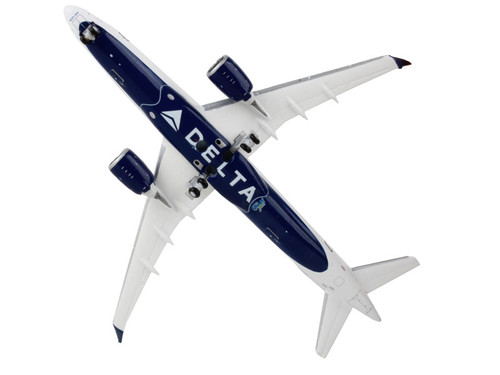 Airbus A220-300 Commercial Aircraft "Delta Airlines" White with Blue and Red Tail 1/400 Diecast Model Airplane by GeminiJets