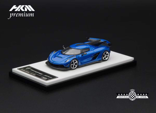 1/64 HKM Premium Koenigsegg Jesko Attack (Metallic Blue