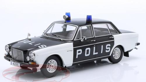 1/18 Triple9 1970 Volvo 164 Police Sweden Car Model
