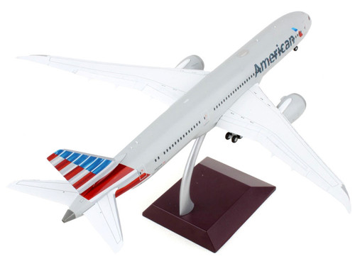 Boeing 787-9 Commercial Aircraft with Flaps Down "American Airlines" Silver "Gemini 200" Series 1/200 Diecast Model Airplane by GeminiJets