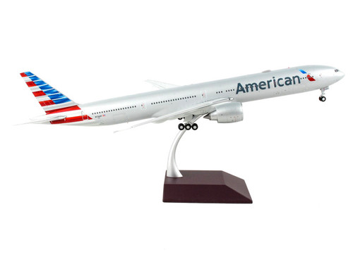 Boeing 777-300ER Commercial Aircraft "American Airlines" Silver "Gemini 200" Series 1/200 Diecast Model Airplane by GeminiJets