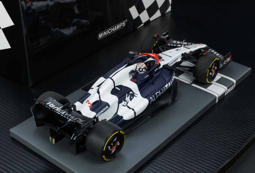 1/18 Minichamps 2023 Formula 1 Daniel Ricciardo Alpha Tauri AT04 #3 Hungary GP Car Model