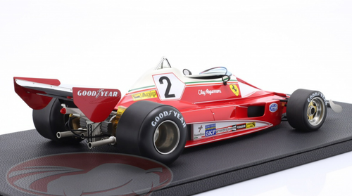 1/12 GP Replicas 1976 Formula 1 Clay Regazzoni Ferrari 312T2 #2 2nd Belgium GP Resin Car Model