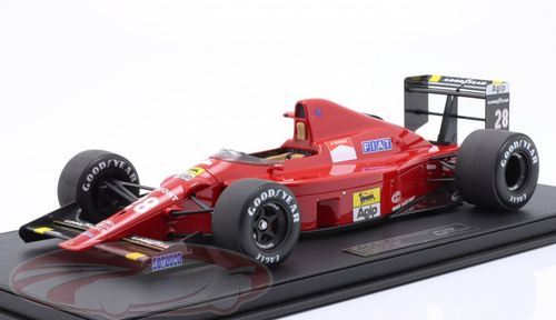 1/12 GP Replicas 1989 Formula 1 Gerhard Berger Ferrari 640 #28 Winner Portugal GP Resin Car Model