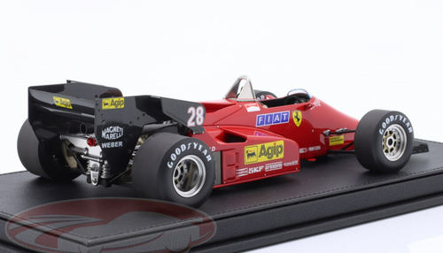 1/18 GP Replicas 1984 Formula 1 Rene Arnoux Ferrari 126C4 #28 7th Austria GP Car Model