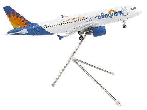 Airbus A320 Commercial Aircraft "Allegiant Air" White with Blue Tail "Gemini 200" Series 1/200 Diecast Model Airplane by GeminiJets