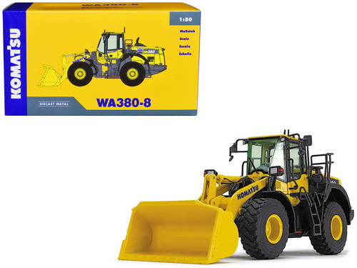 1/50 NZG Komatsu WA380-8 Wheel Loader Diecast Model - LIVECARMODEL.com