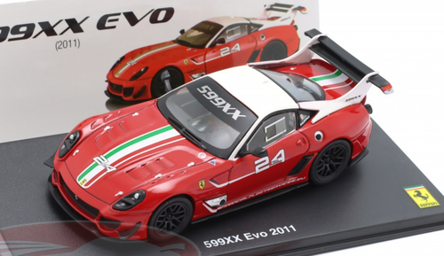 1/43 Altaya 2011 Ferrari 599XX Evo #24 (Red) Car Model