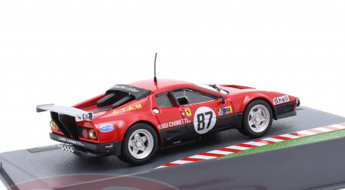 1/43 Altaya 1978 Ferrari 512 BB #87 24h Le Mans Luigi Chinetti Jacques Guérin, Jean-Pierre Delauney, Gregg Young Car Model