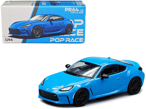 Toyota GR86 RHD (Right Hand Drive) Neptune Blue 1/64 Diecast Model