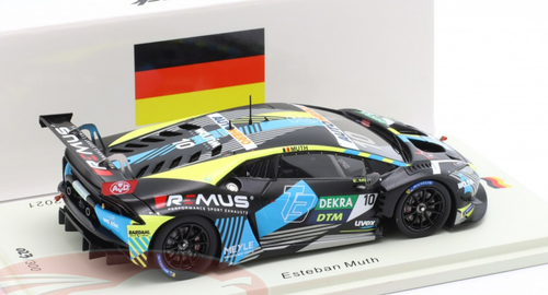 1/43 Spark 2021 Lamborghini Huracan GT3 Evo #10 DTM T3 Motorsport Esteban Muth Car Model