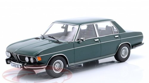 1/18 KK-Scale 1971 BMW 3.0 S E32 (Dark Green Metallic) Car Model