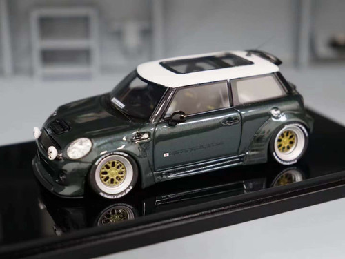 1/43 Endup Models Mini Cooper Liberty Walk LB Performance (Advan