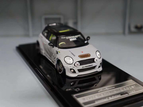 1/43 Endup Models Mini Cooper Liberty Walk LB Performance (Advan