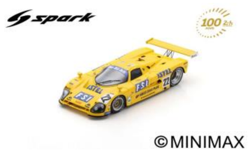 1/43 Spark 1989 Spice SE 89 C No.22 24H Le Mans T. Thyrring - W. Taylor - T. Harvey Car Model