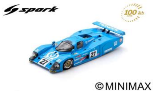 1/43 Spark 1982 Mirage M12 Practice No.27 24H Le Mans Mario Andretti Michael Andretti Car Model