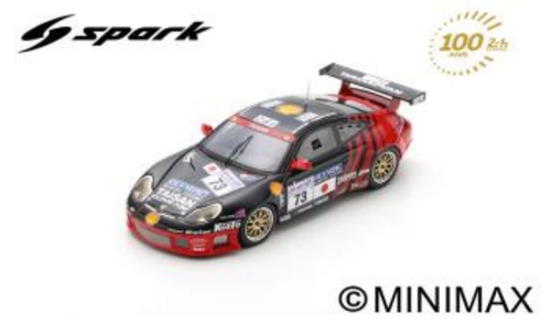 1/43 Spark 2000 Porsche 996 GT3 R No.73 Team Taisan Advan 24H Le Mans H. Fukuyama – A. Yogo – B. Lambert Car Model