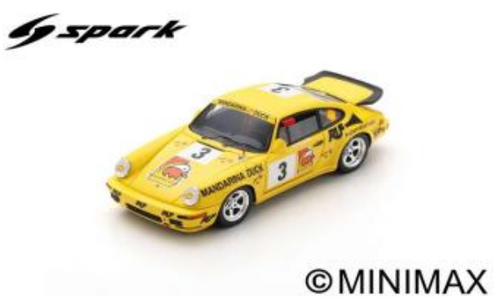 1/43 Spark 1995 RUF CTR "Yellowbird" No.3 Macau Supercar Race Kevin Wong Car Model