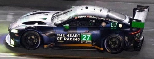 1/43 Spark 2023 Aston Martin Vantage AMR GT3 No.27 Heart of Racing Team Winner GTD class 24H Daytona R. De Angelis - M. Sorensen - I. James - D. Turner Car Model