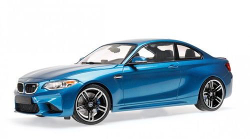 1/18 Dealer Edition BMW F87 M2 (Long Beach Blue) Enclosed Car Model