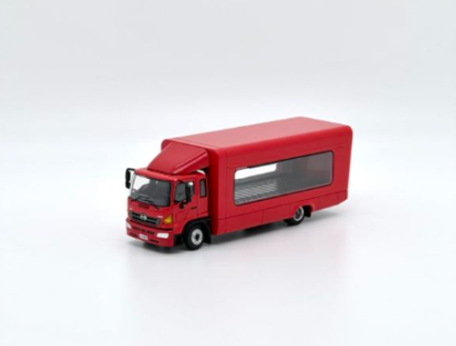 1/64 Unique Model & Tiny Hino Ranger 500 (Red) Diecast Car Model