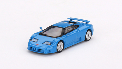 1/64 MINI GT Bugatti EB110 GT Blu Bugatti