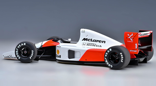 1/18 AUTOart 1991 McLaren Honda MP4/6 Japanese GP with McLaren Logo Ayrton Senna #1 Car Model