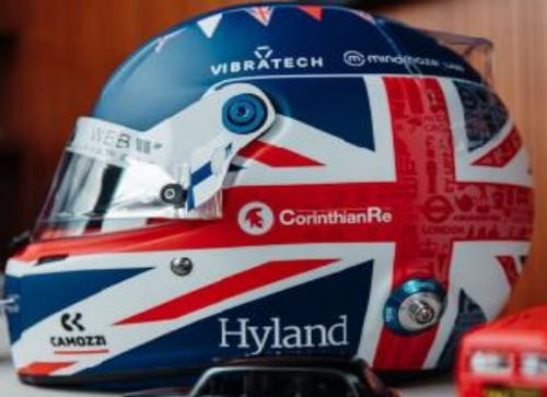 1/5 Spark 2023 Formula 1 British GP Alfa Romeo F1 Team Stake Valtteri Bottas Helmet Model