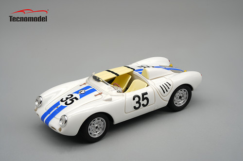 1/43 Tecnomodel Porsche 550A RS 1957 Le Mans Hugus, De beaufort Car Model