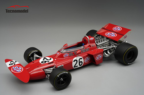 1/18 Tecnomodel March 711 1971 Austrian GP Niki Lauda Car Model