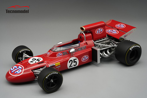 1/18 Tecnomodel March 711 1971 Italy GP Ronnie Peterson Car Model