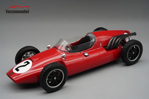 1/18 Tecnomodel Cooper-Ferrari T51 1960 Italian GP Giulio Cabianca Car Model